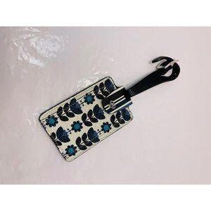Brighton Blue Print Luggage Tag